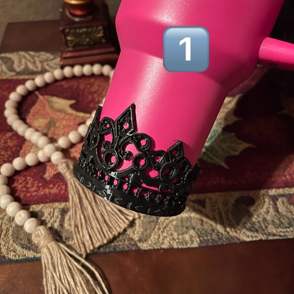 Queen Crown Tumbler Boot, Tumbler Boot Sleeve, Princess Crown Boot - Picture 1 of 8